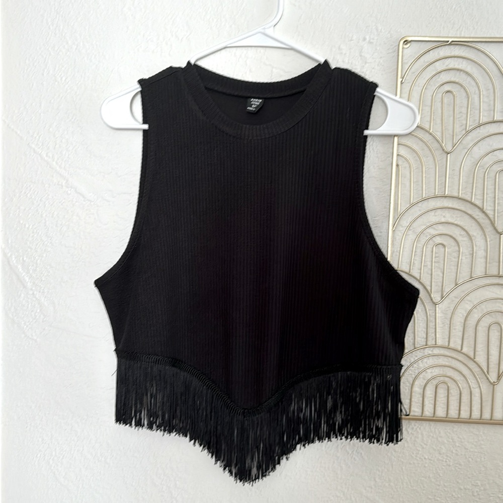 Size 1X Fringe Top
